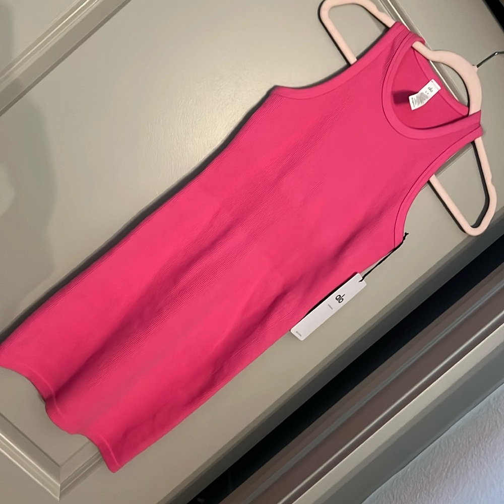 Alo seamless ribbed mini dress